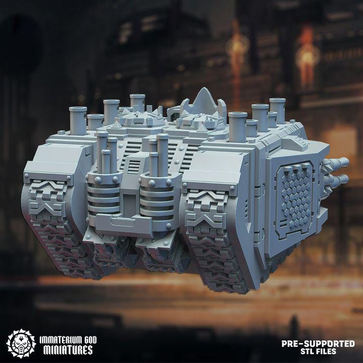 Mechatank- Immaterium God -Heirs of the Dark Foundry Vol. III