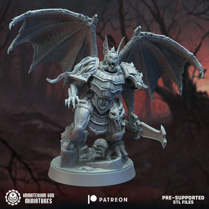 Winged Shadows (5models)- Immaterium God - Lords of the Cursed Realm Vol. IV