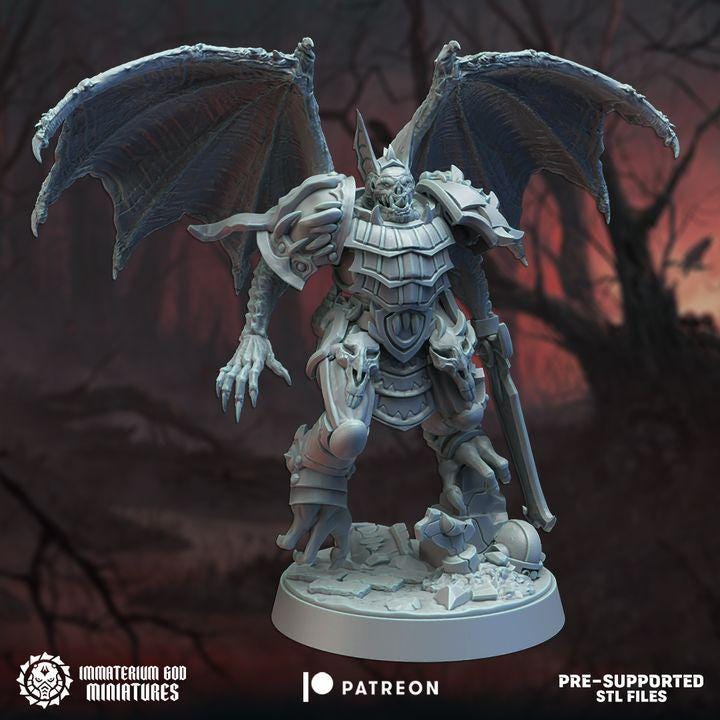 Winged Shadows (5models)- Immaterium God - Lords of the Cursed Realm Vol. IV