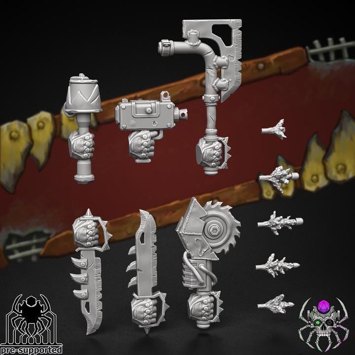 Orkz Wasteland Vultures- Eight Legs Miniatures