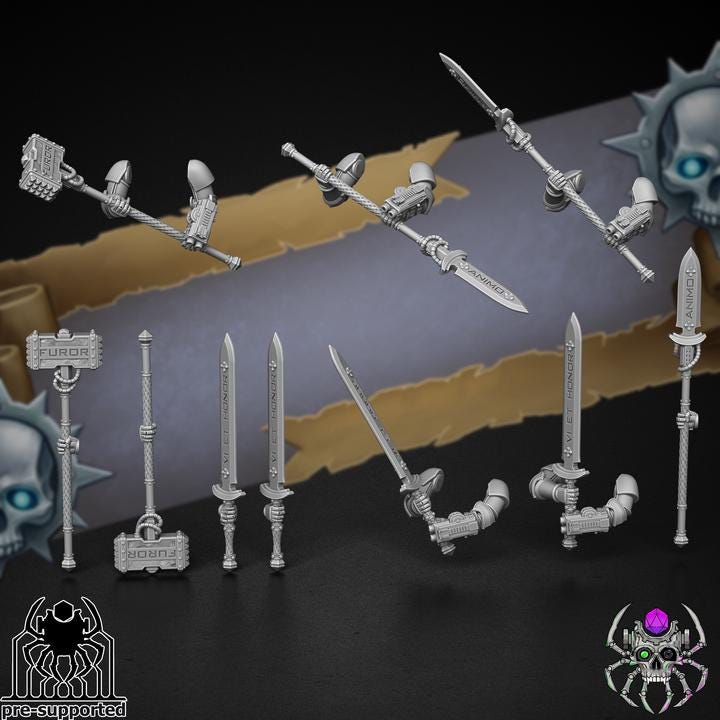 Demon Hunters Decussators Squad (BuildKit) Eight Legs Miniatures