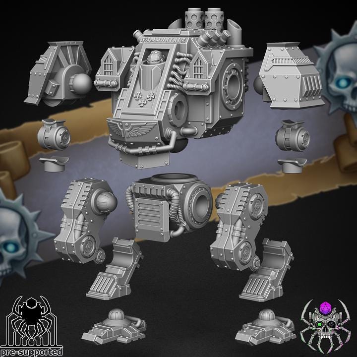 Demon Hunters Eternal Protector- Eight Legs Miniatures