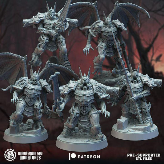 Winged Shadows (5models)- Immaterium God - Lords of the Cursed Realm Vol. IV