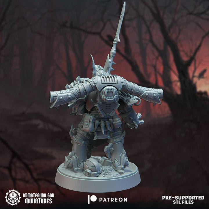 Winged Shadows (5models)- Immaterium God - Lords of the Cursed Realm Vol. IV