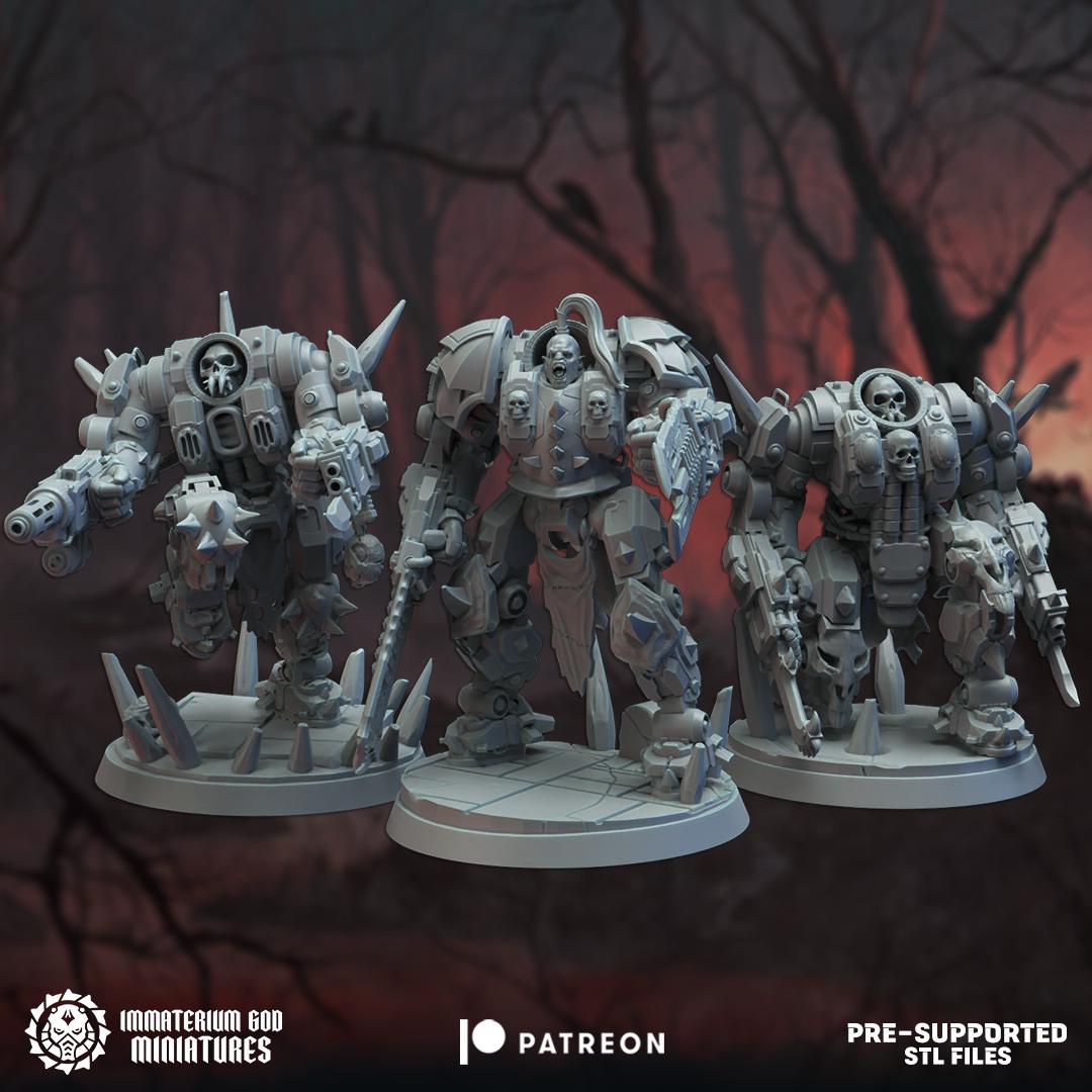 Night destroyers set- Immaterium God - Lords of the Cursed Realm Vol. V