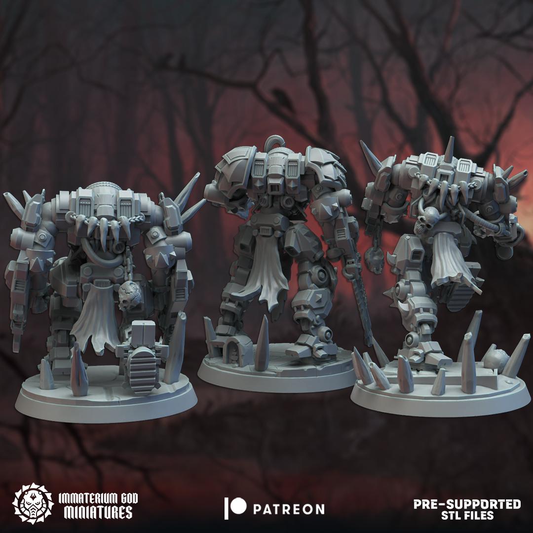 Night destroyers set- Immaterium God - Lords of the Cursed Realm Vol. V