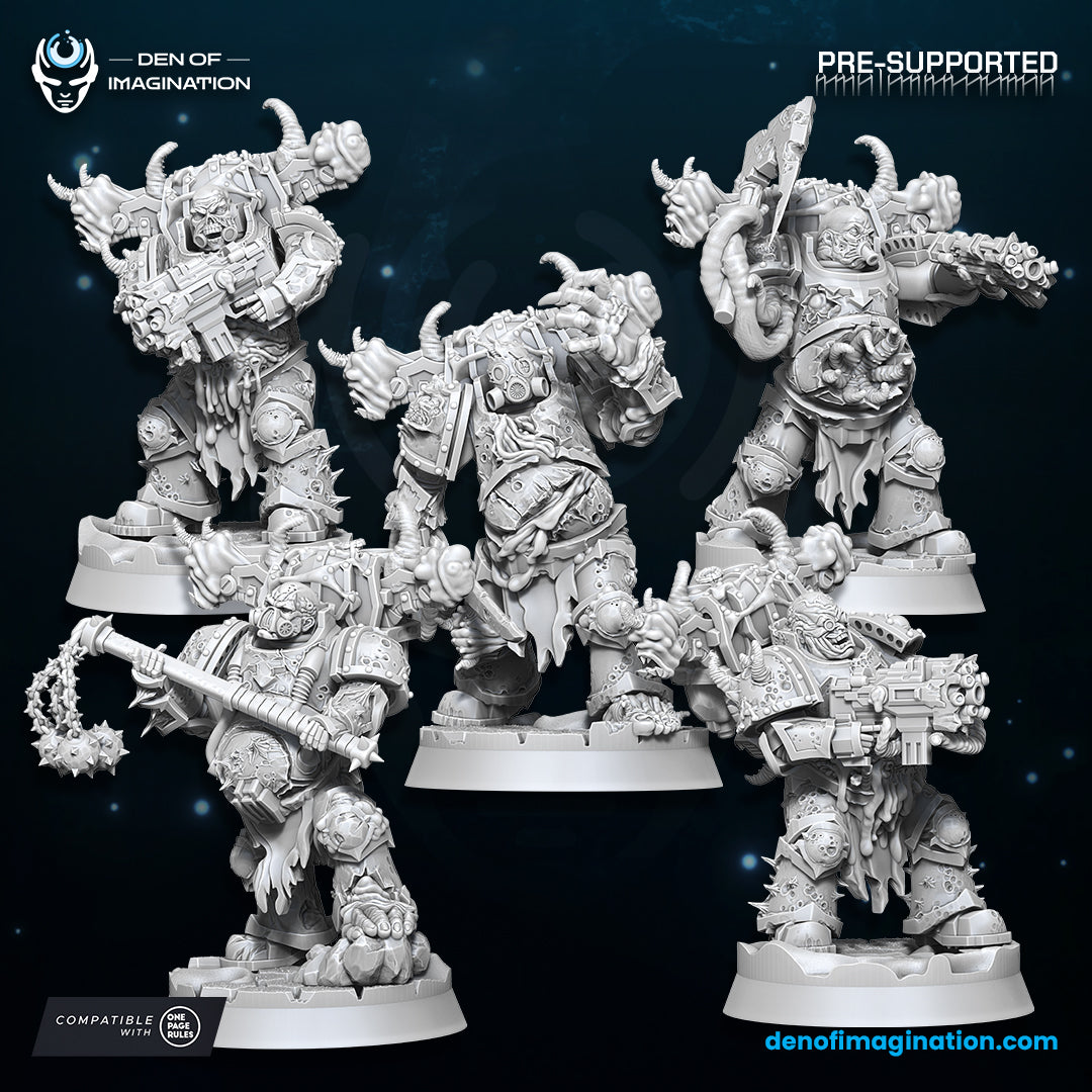 Chaos Plague - Plague Sons Unit - Wild Mesh