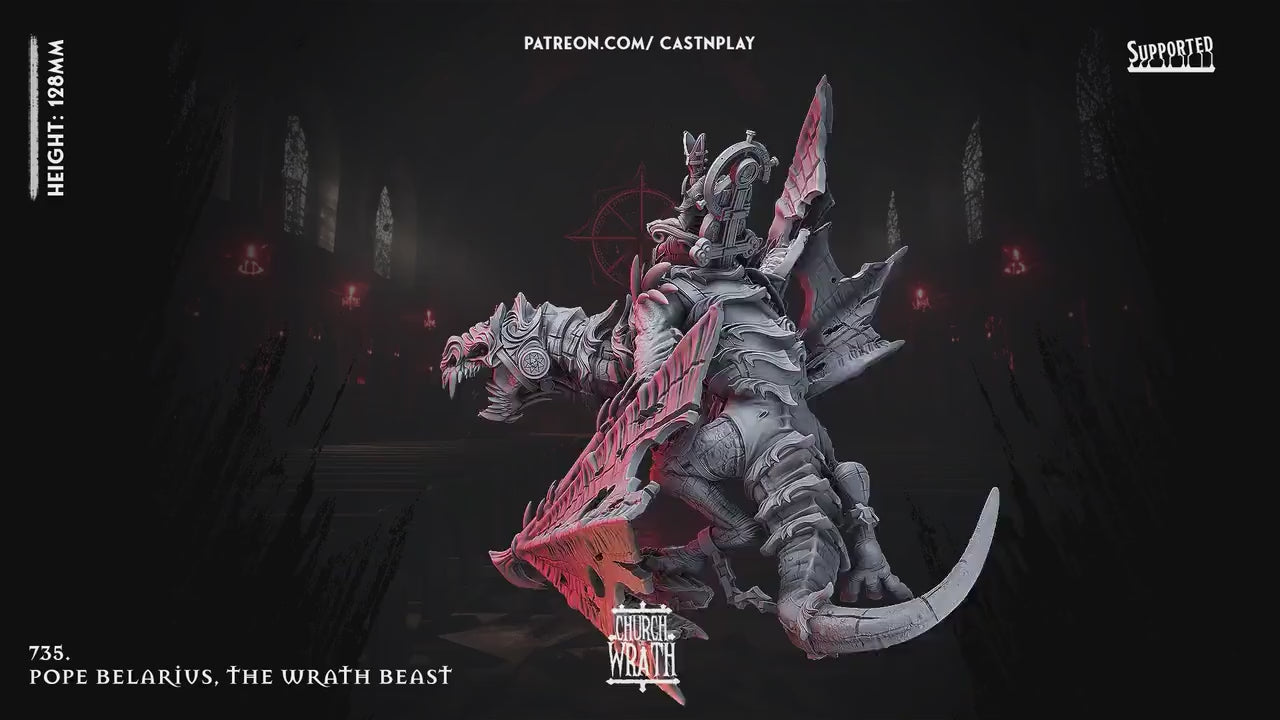 Pope Belarius, The Wrath Beast- Cast N Play