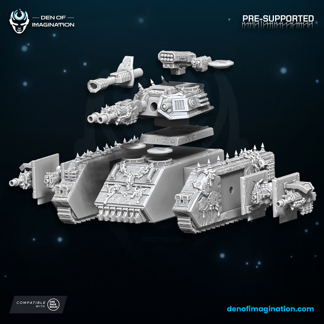 Chaos Plague - Transporter/Battle Tank bundle Multipart- Wild Mesh