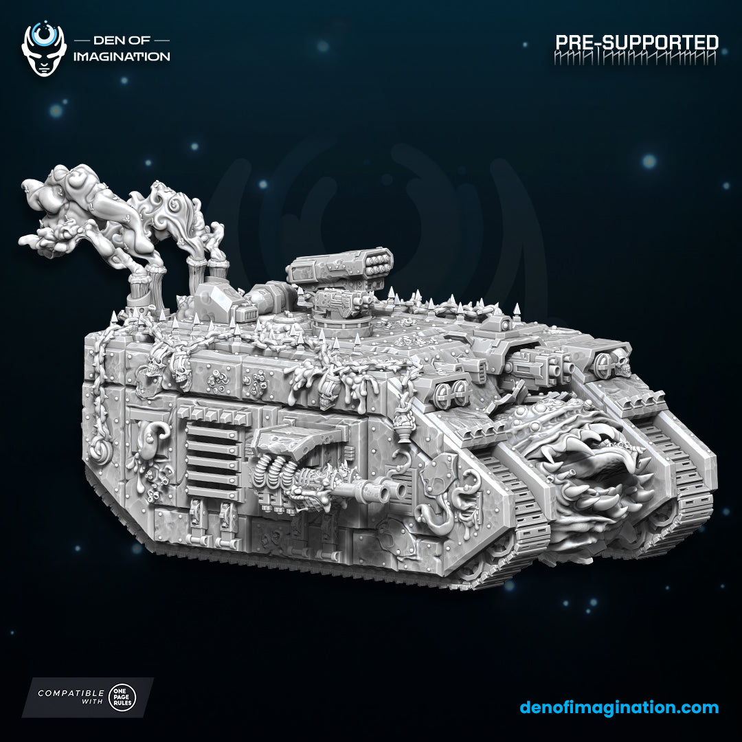 Chaos Plague - Ironclad Tank Multipart Set- Wild Mesh