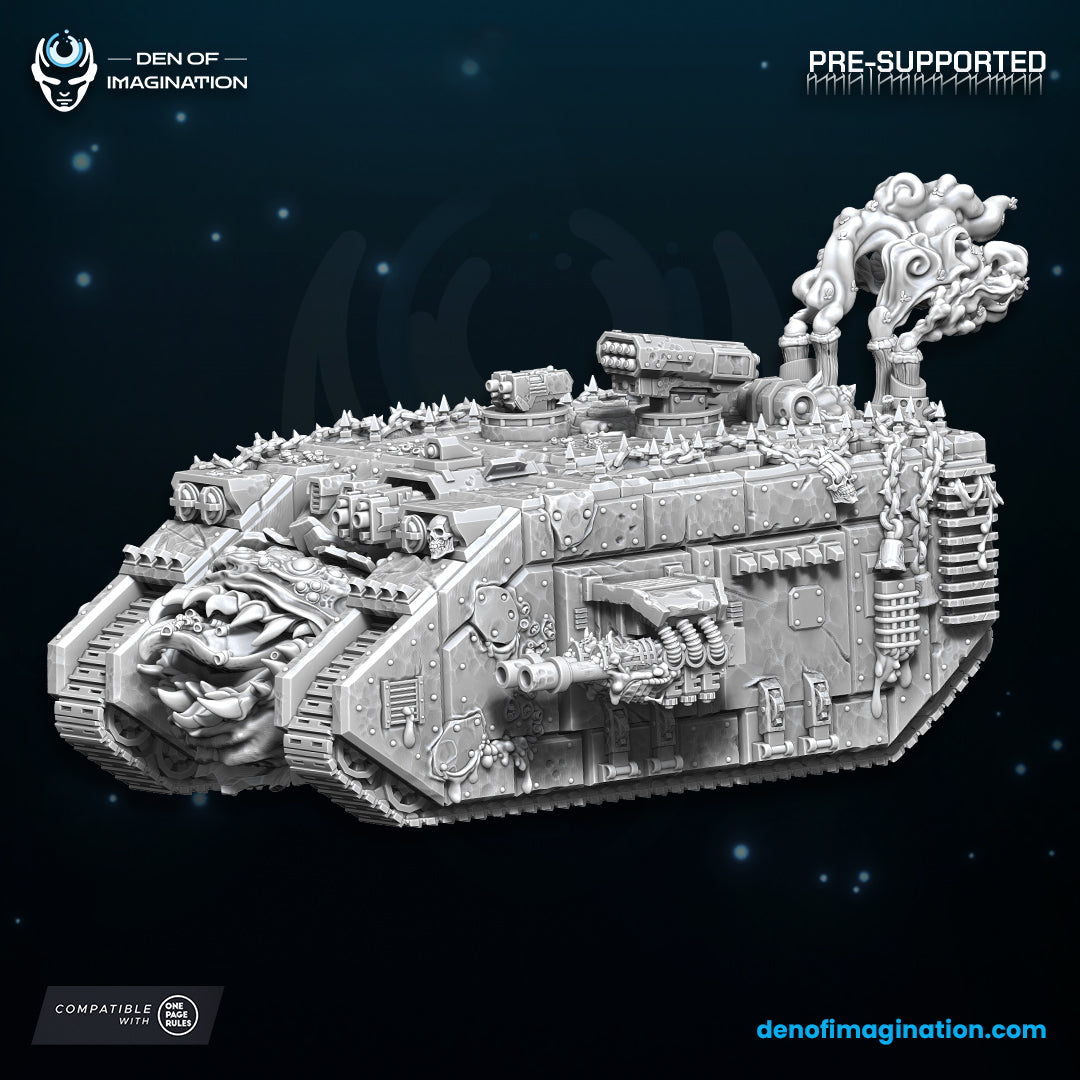 Chaos Plague - Ironclad Tank Multipart Set- Wild Mesh