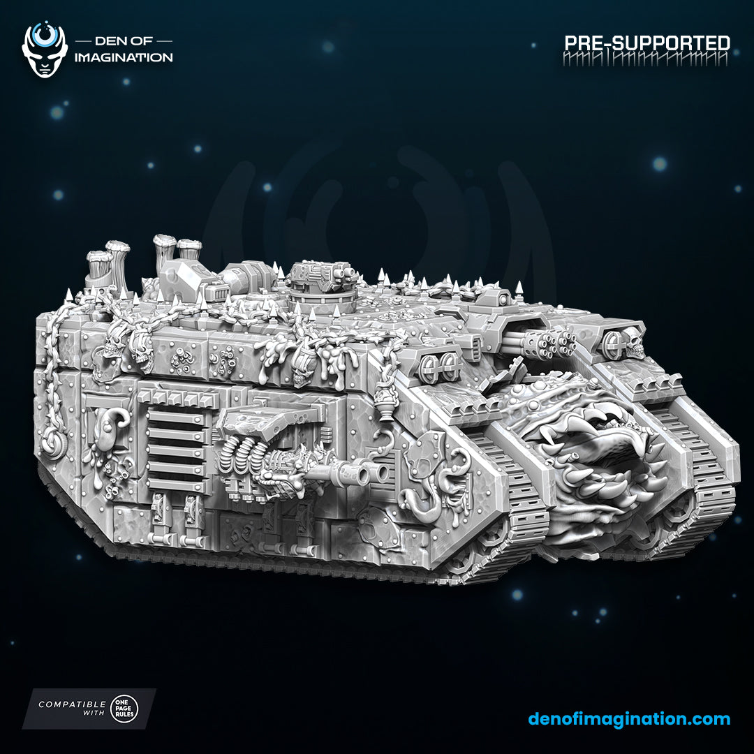 Chaos Plague - Ironclad Tank Multipart Set- Wild Mesh