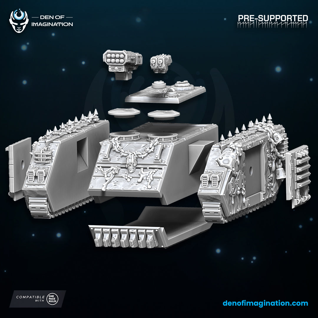 Chaos Plague - Transporter/Battle Tank bundle Multipart- Wild Mesh