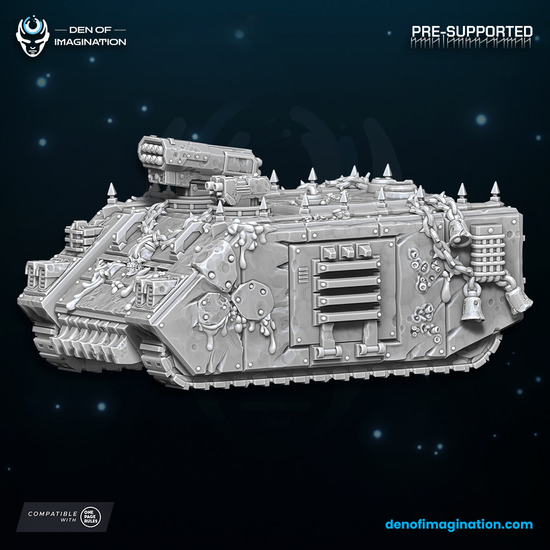 Chaos Plague - Transporter/Battle Tank bundle Multipart- Wild Mesh