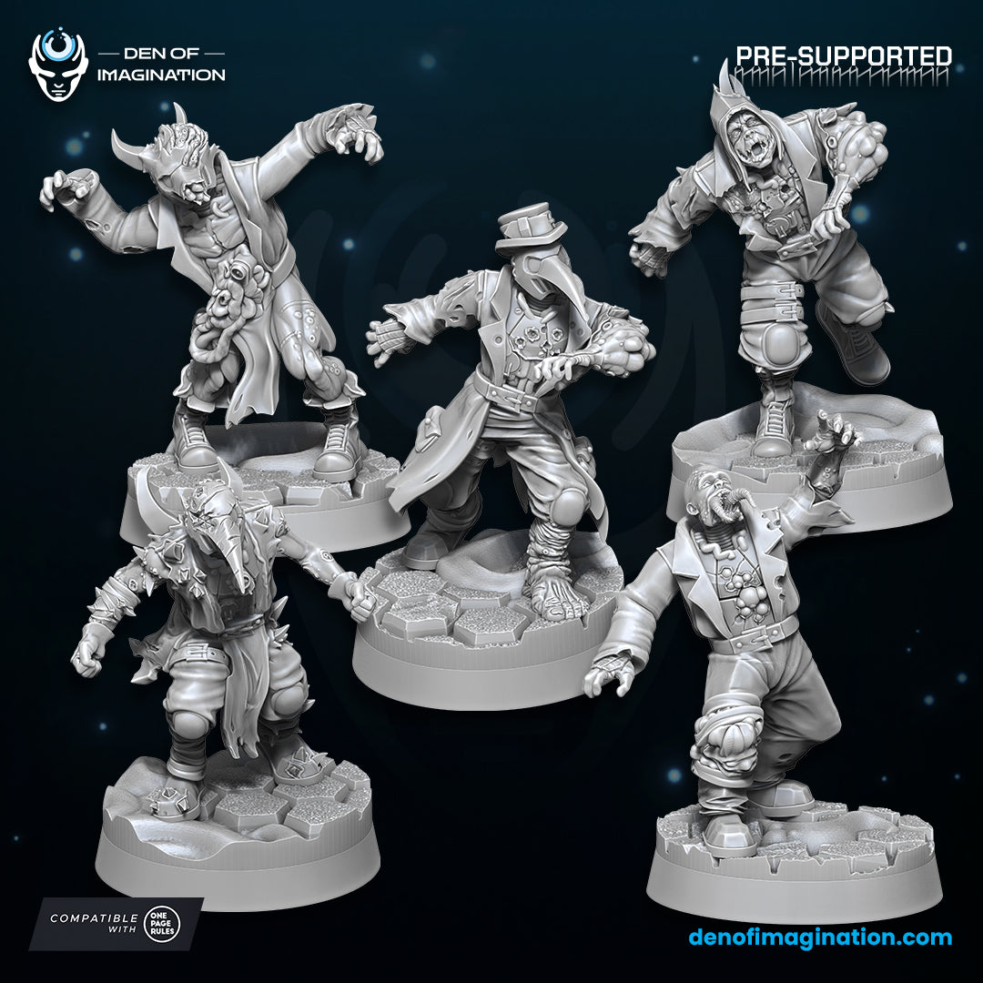 Chaos Plague - Plague Walkers Unit- Wild Mesh