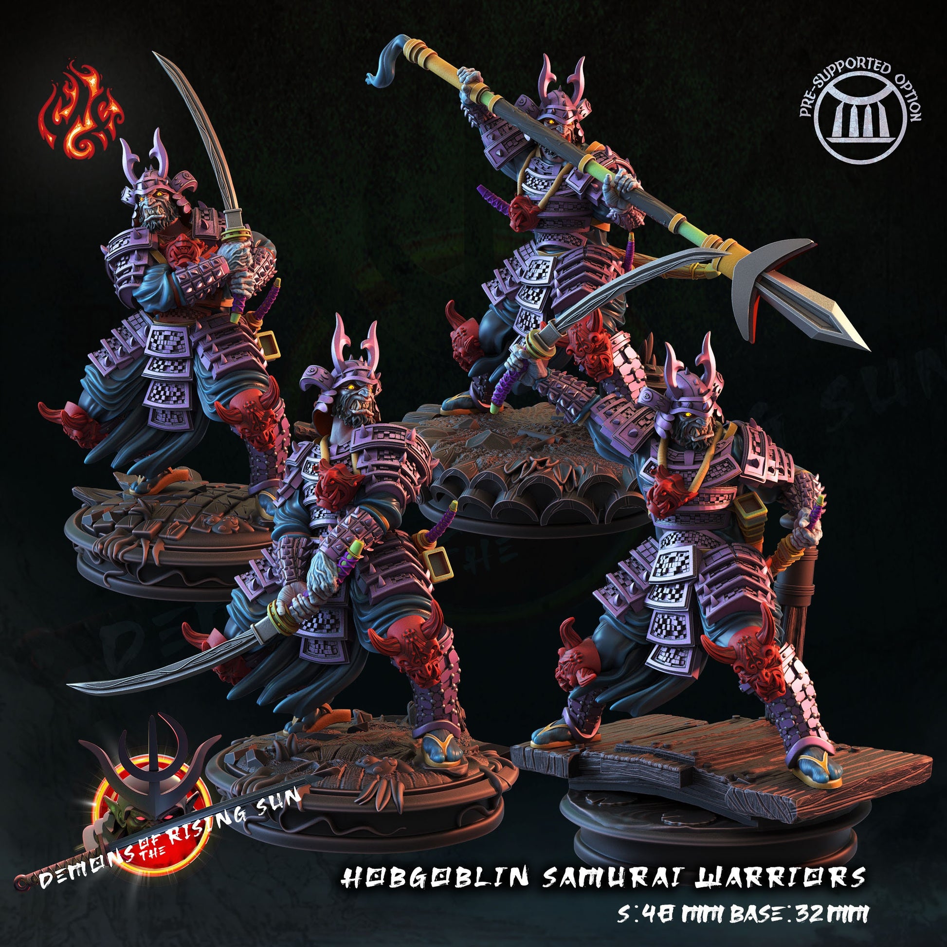 Hobgoblin Samurai Warriors- Crippled God Foundries