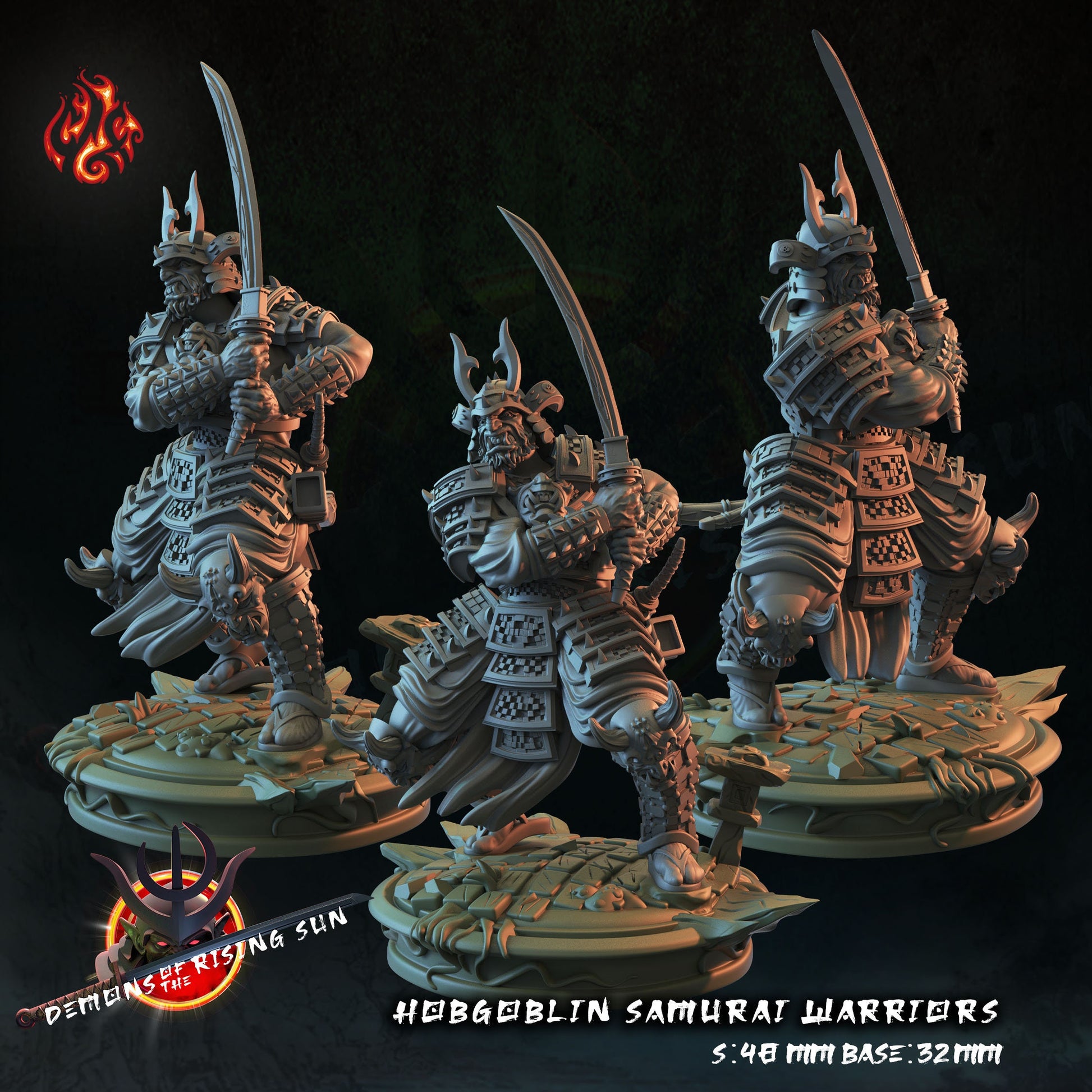 Hobgoblin Samurai Warriors- Crippled God Foundries