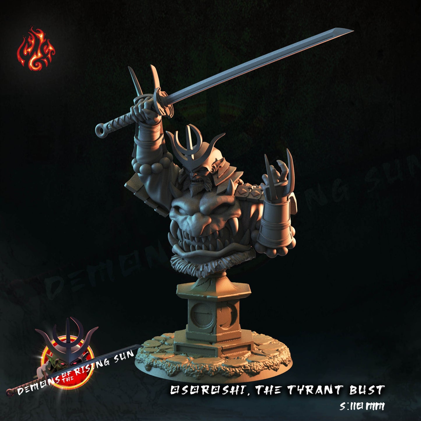 Osoroshi, the Tyrant Bust- Crippled God Foundry