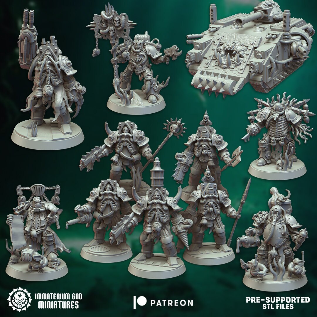 Abyssal exterminators set - Immaterium God Miniatures