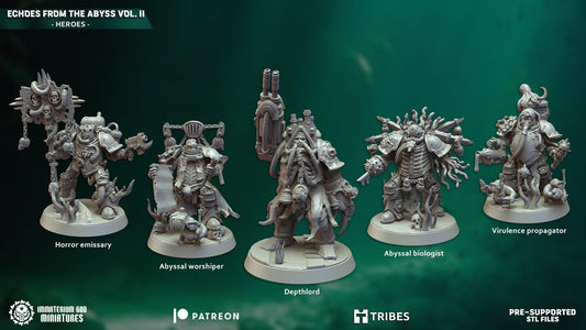 Echoes from the Abyss Heroes - Immaterium God Miniatures