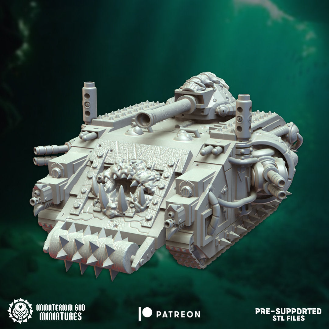 Plague ironclad (tank)- Immaterium God Miniatures