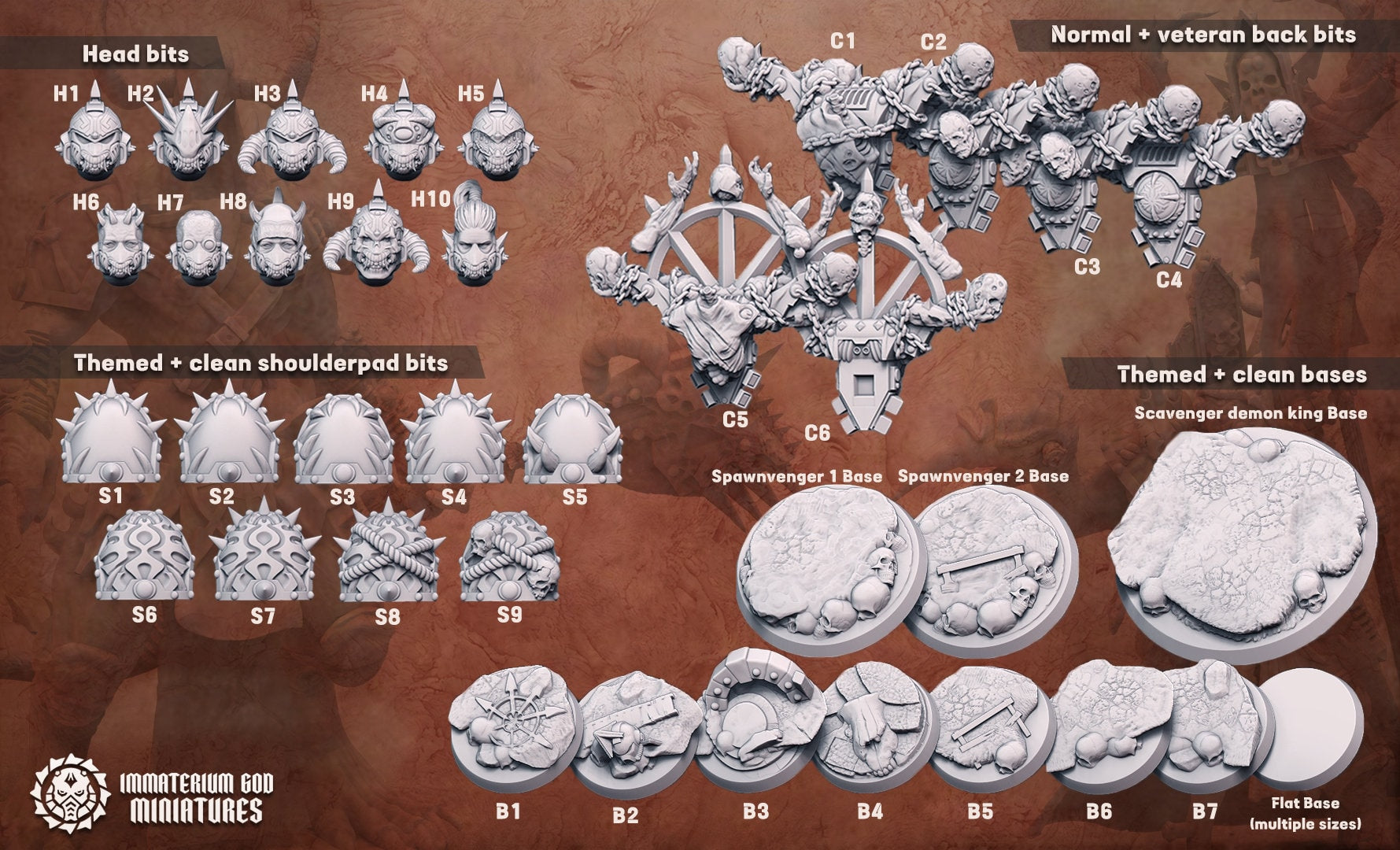 Desert scavengers Set 2 - Front shooters-