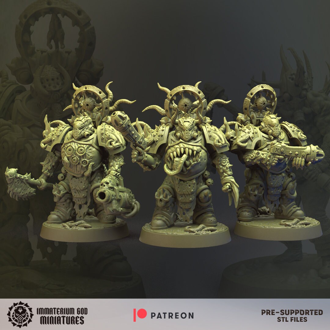 Decay soldiers - Annihilators- Immaterium God Miniatures