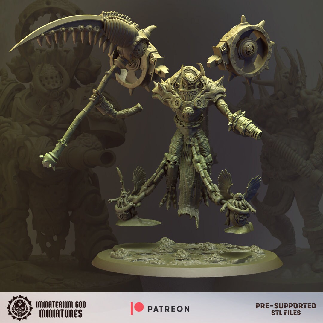 Mortus the Plaguelord- Immaterium God Miniatures