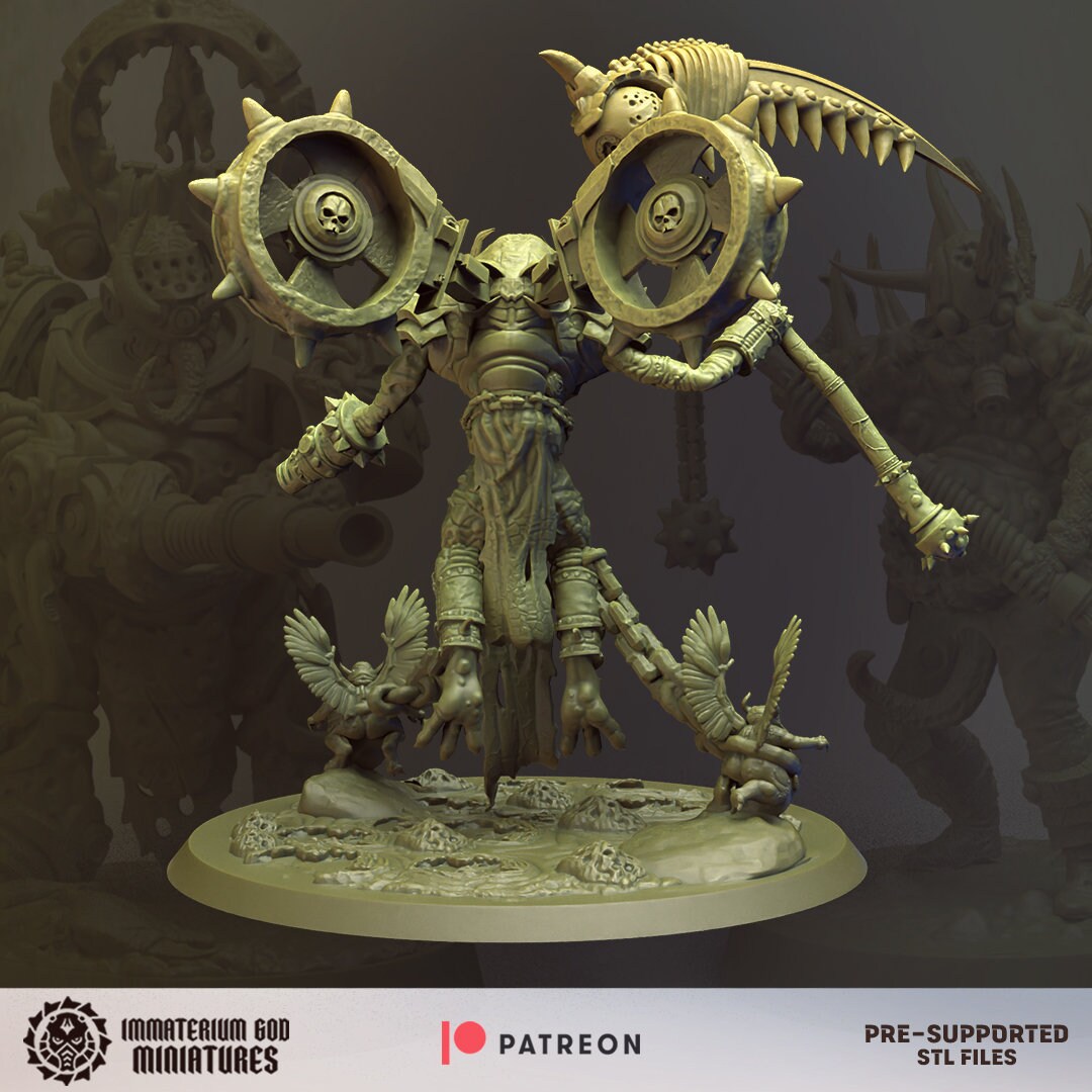 Mortus the Plaguelord- Immaterium God Miniatures