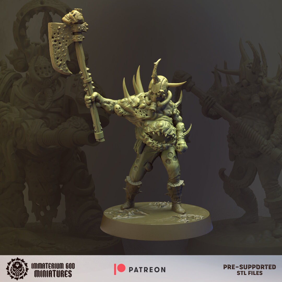 Plaguewalkers- Immaterium God Miniatures