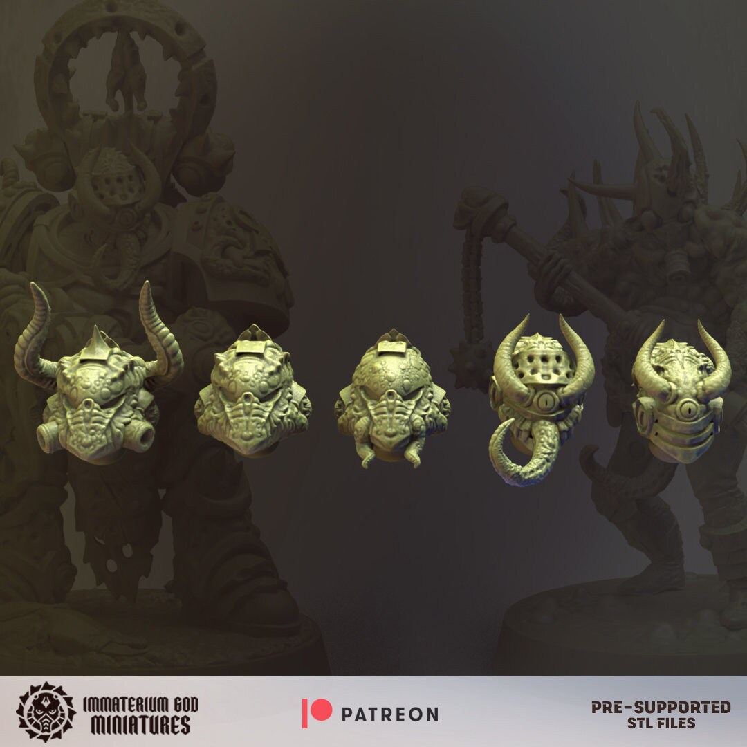 Decay soldiers bits Vol. II & Terrain- Immaterium God Miniatures
