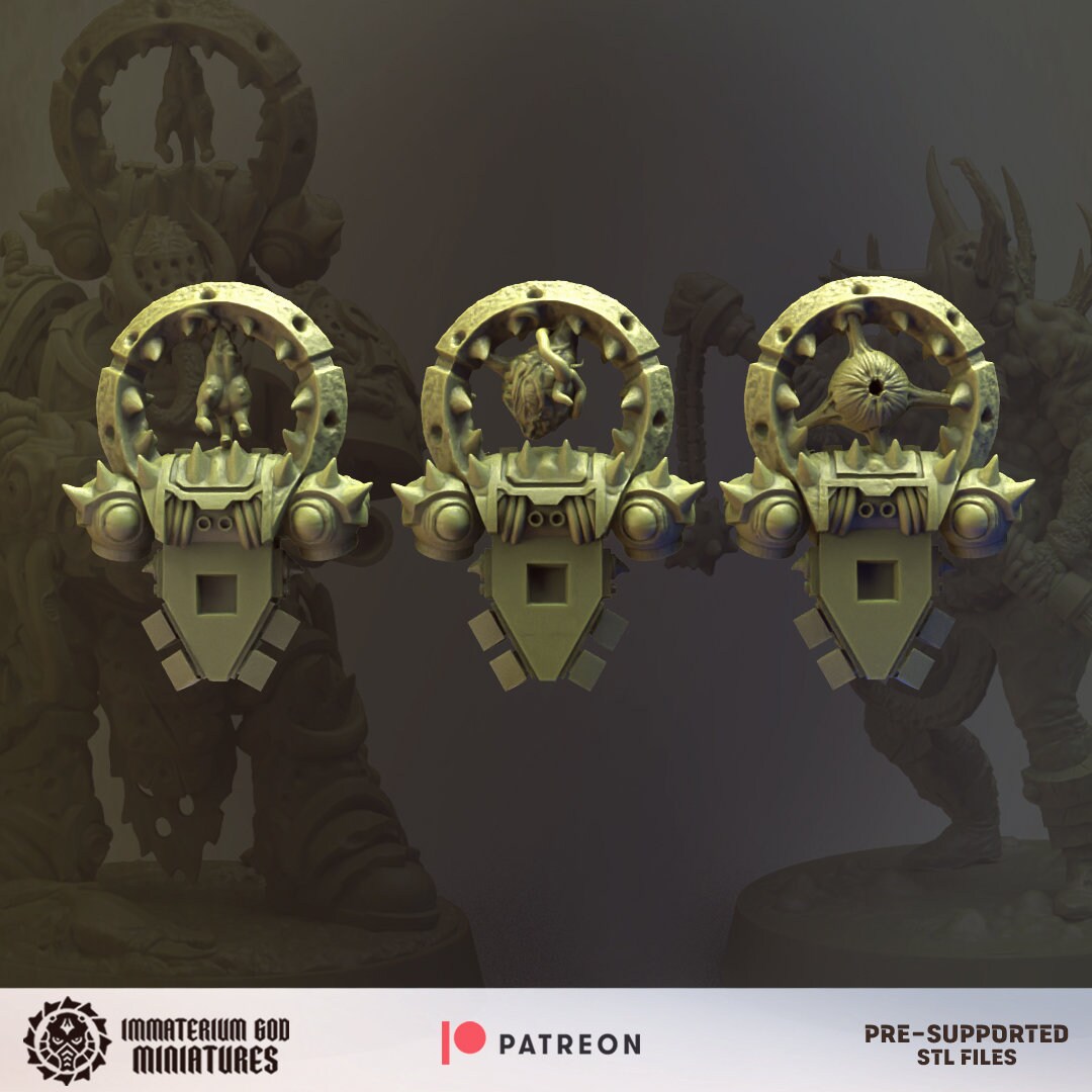 Decay soldiers bits Vol. II & Terrain- Immaterium God Miniatures