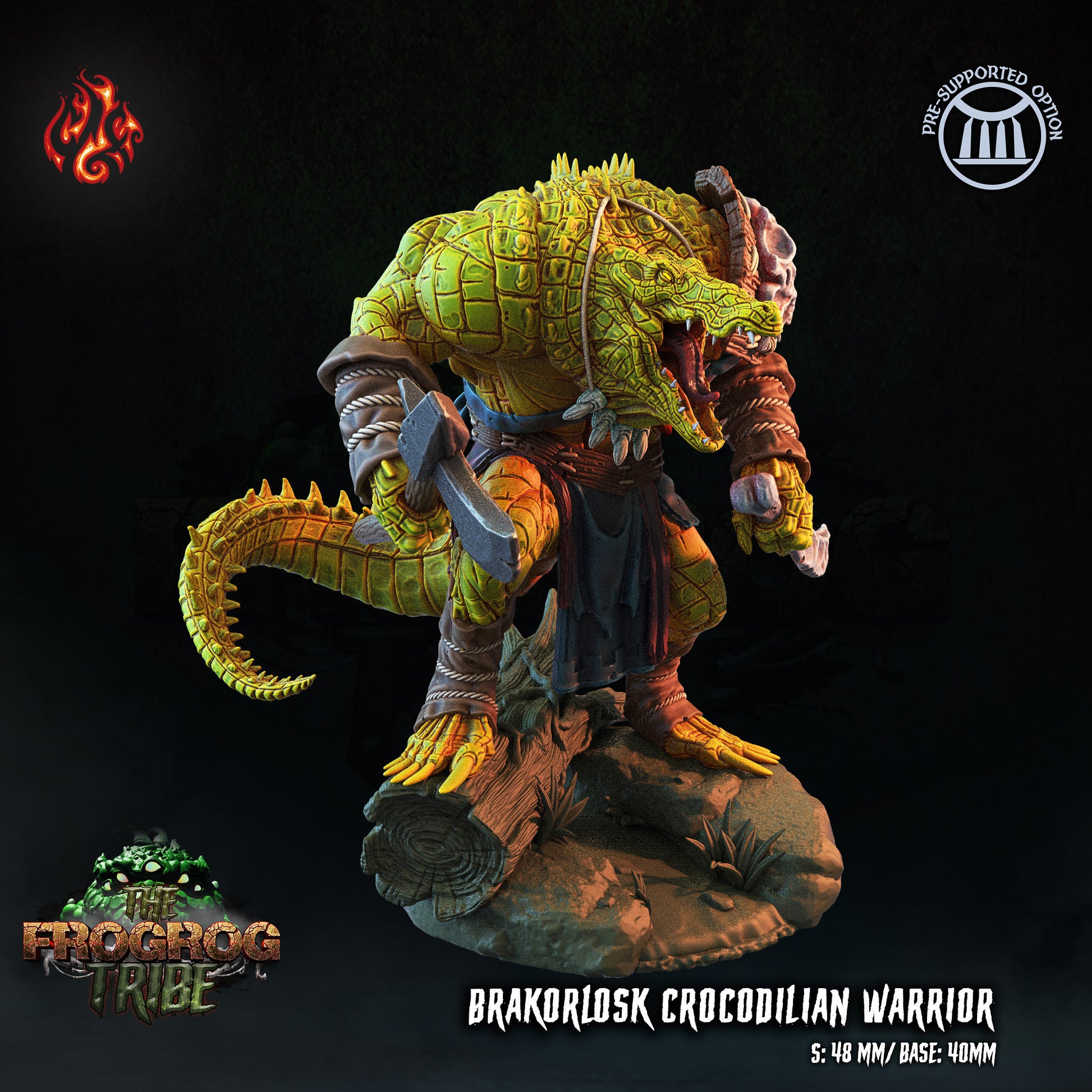 Brakorlosk, Croc Warrior- Crippled God Foundry