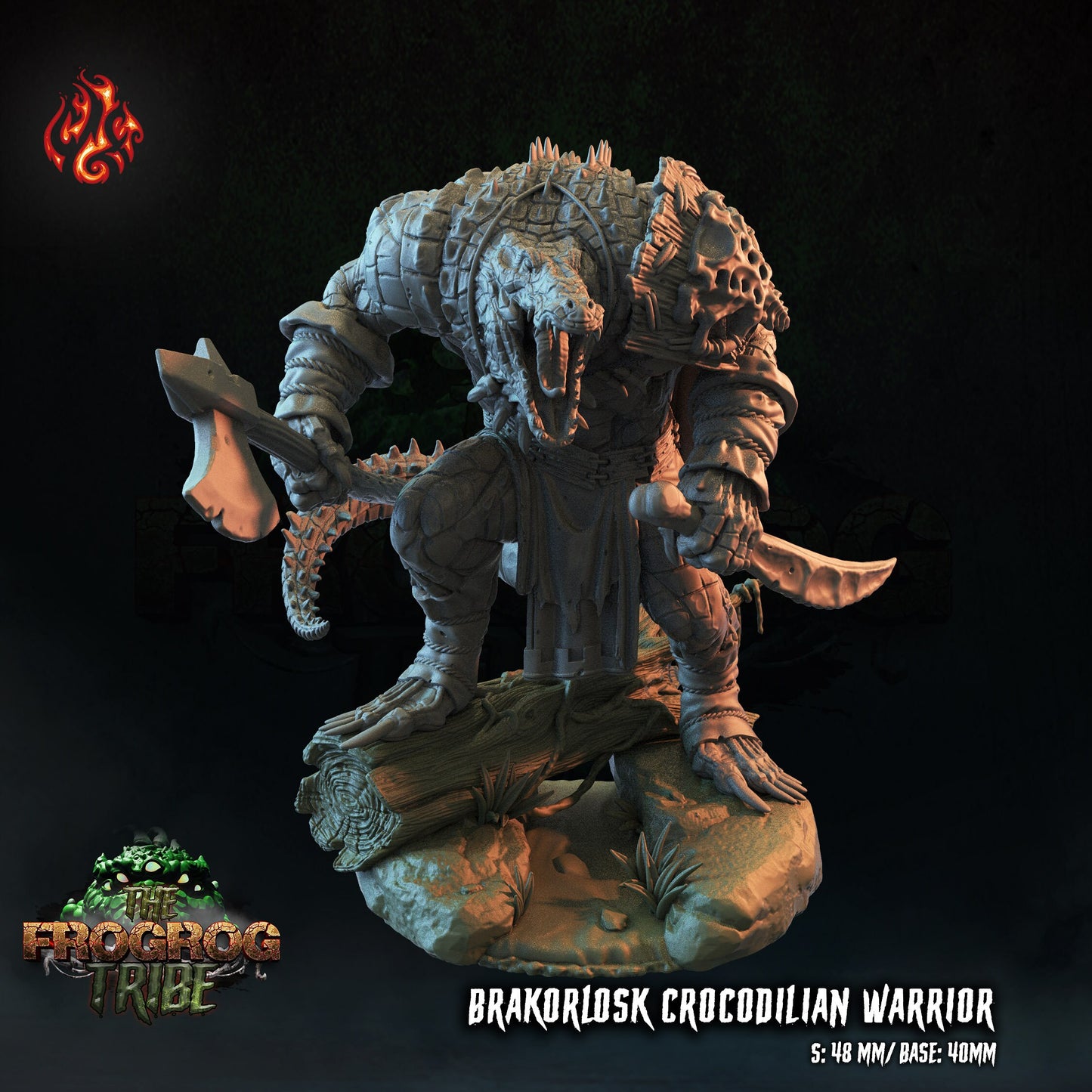 Brakorlosk, Croc Warrior- Crippled God Foundry