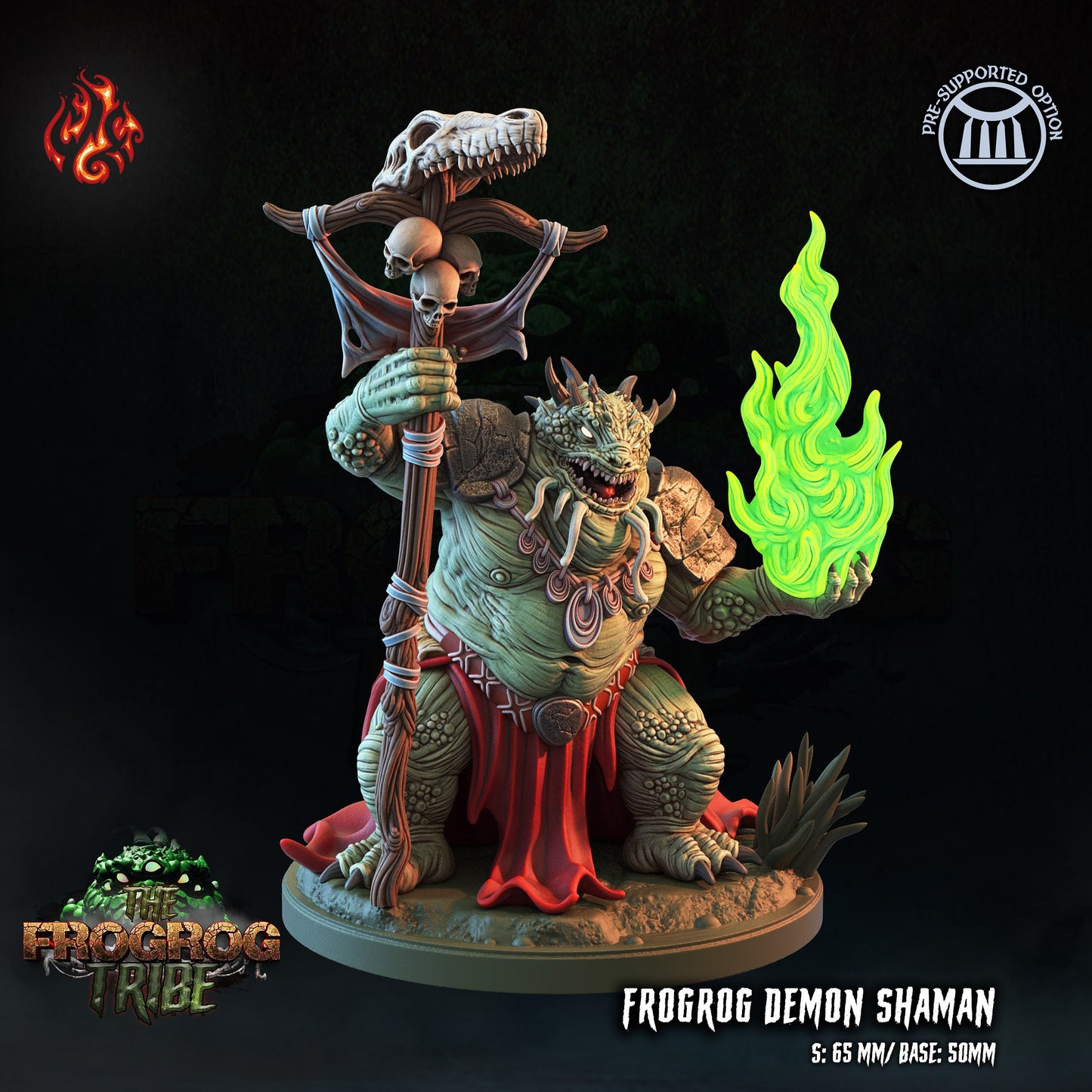 Frogrog, Demon Shaman- Crippled God Foundry