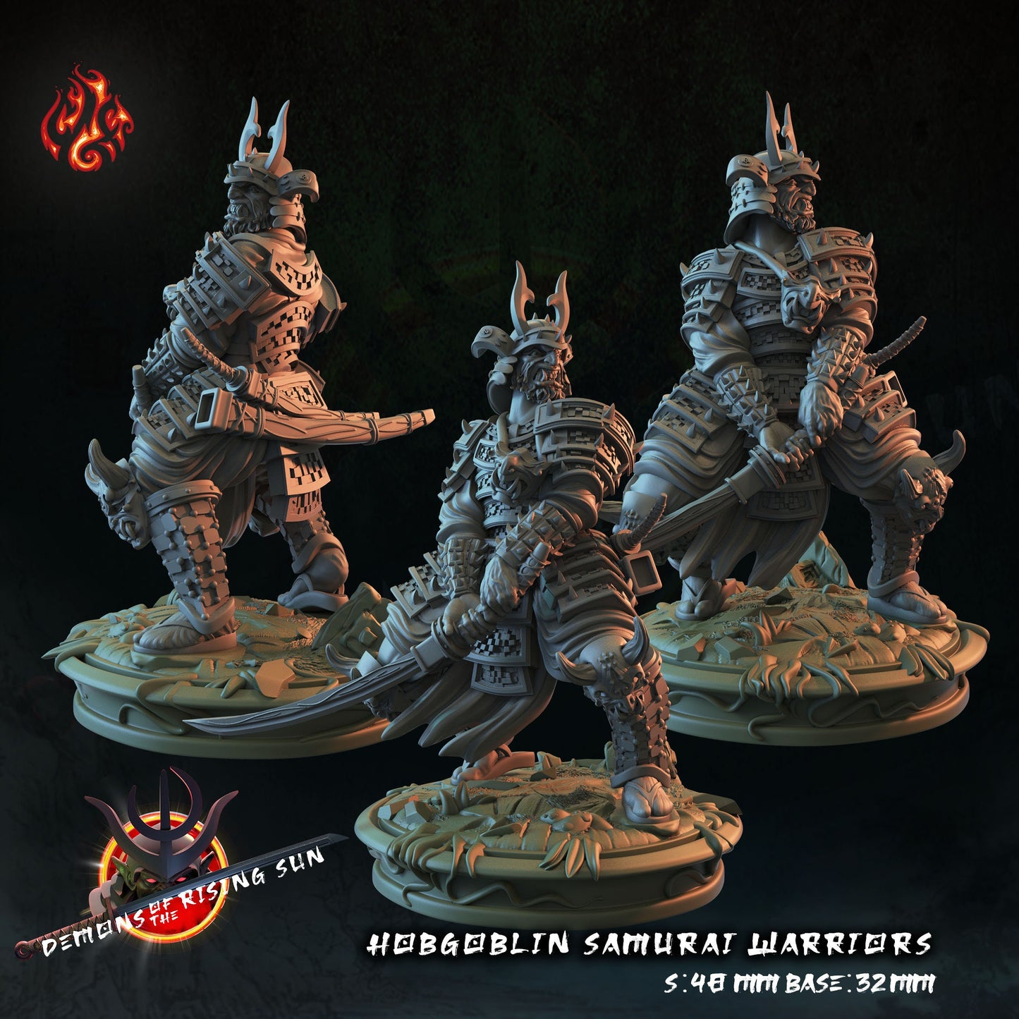 Hobgoblin Samurai Warriors- Crippled God Foundries