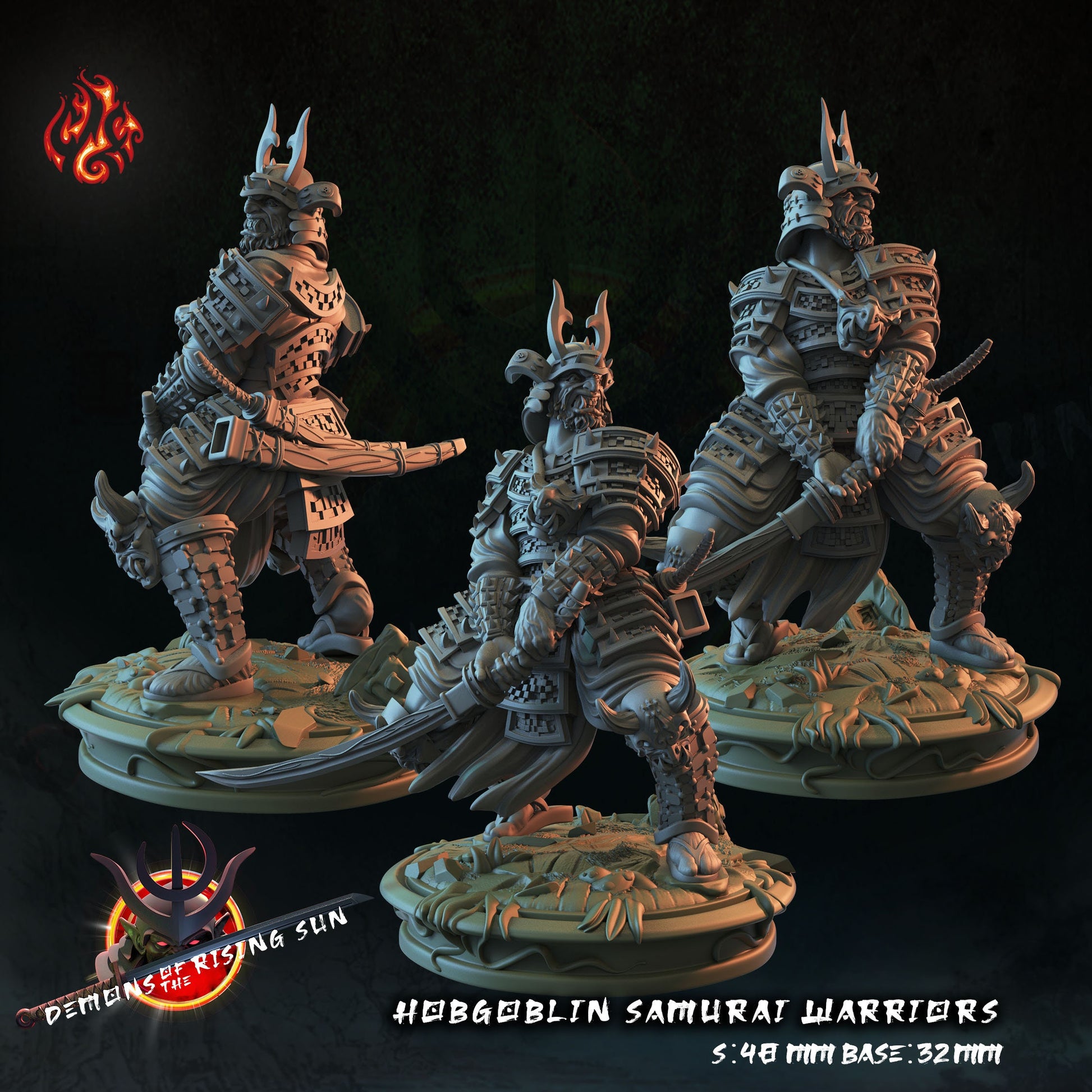 Hobgoblin Samurai Warriors- Crippled God Foundries