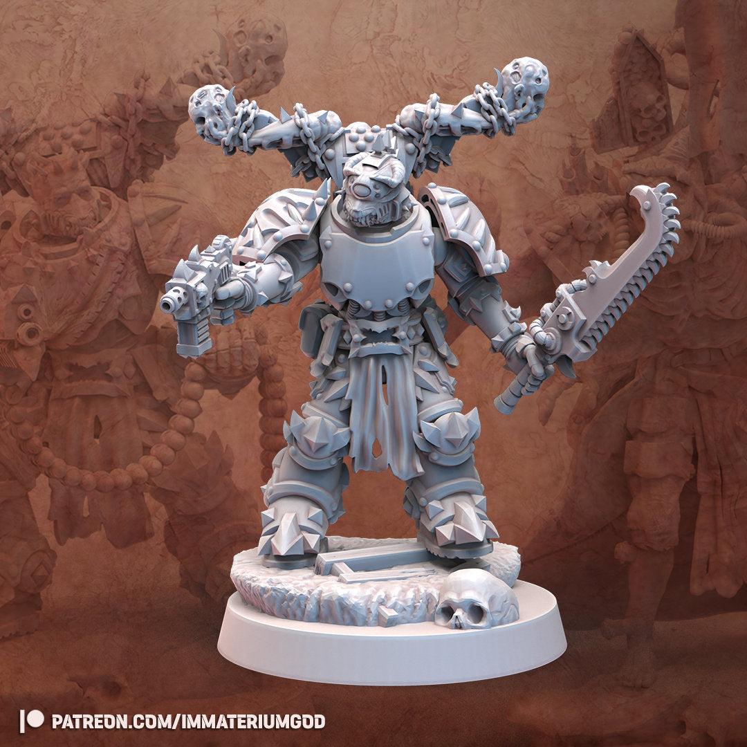 Desert scavengers Set 1 - Warriors- Immaterium God Miniatures