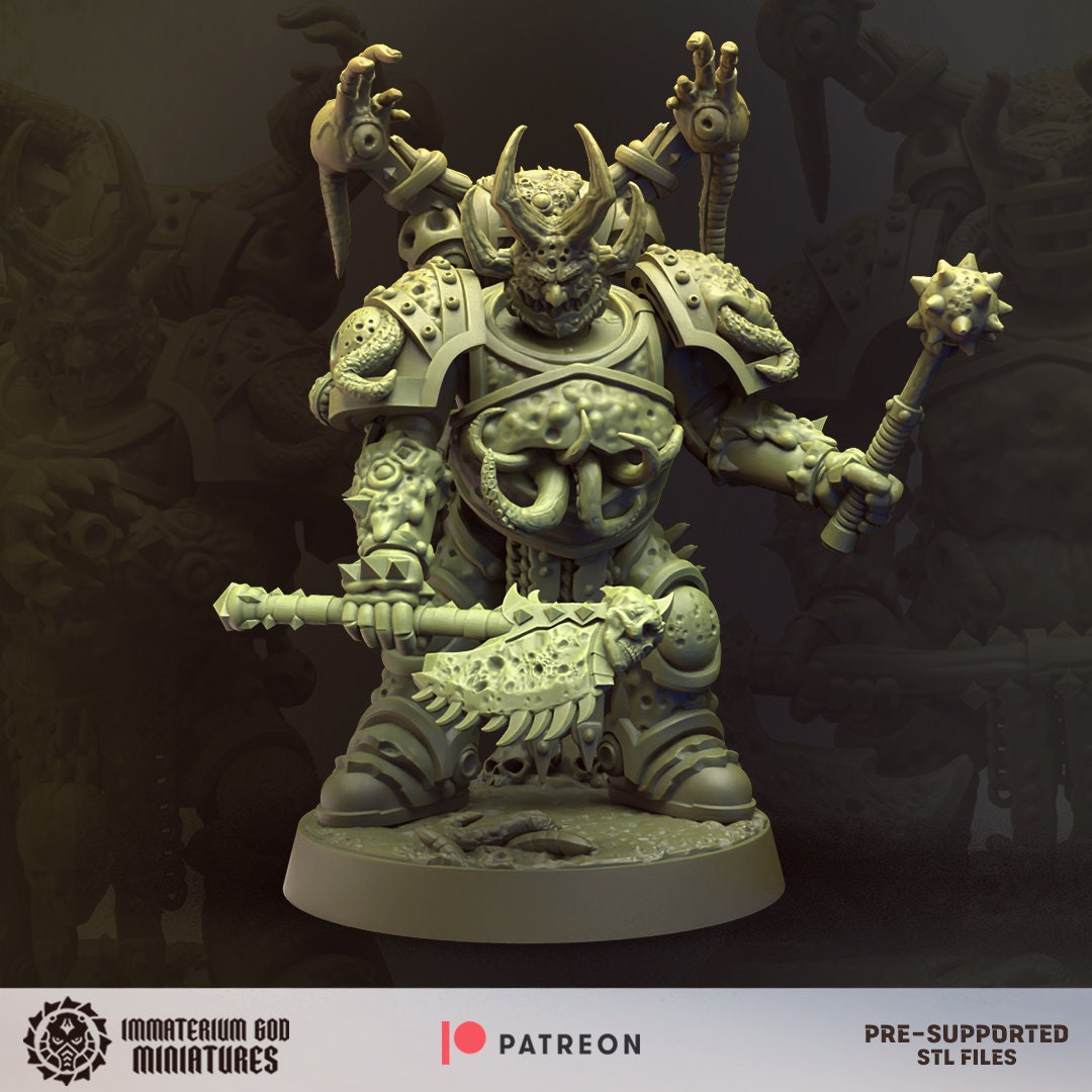 Decay soldiers - Warriors- Immaterium God Miniatures