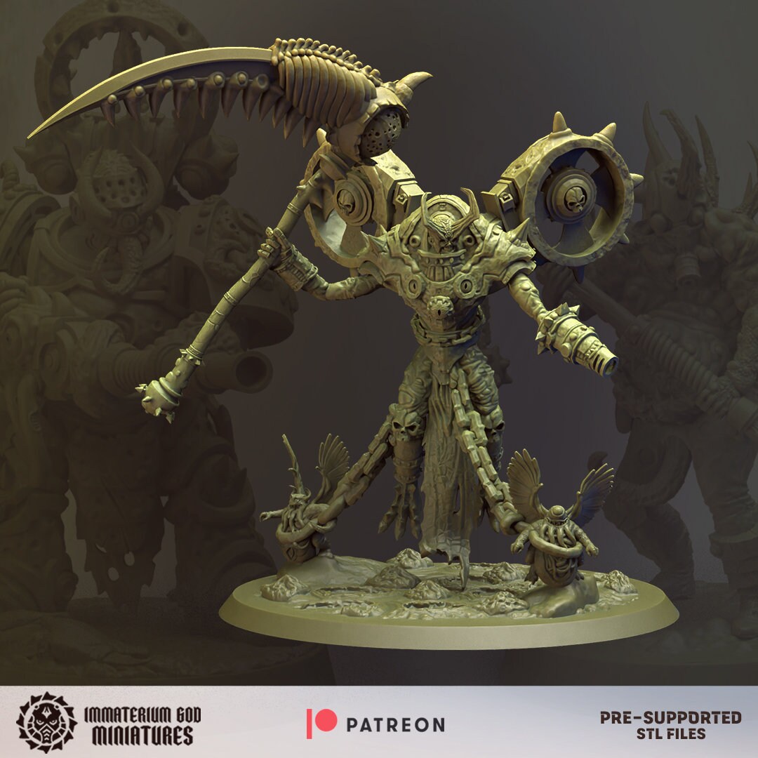 Mortus the Plaguelord- Immaterium God Miniatures