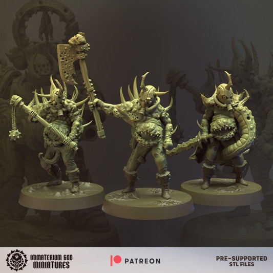 Plaguewalkers- Immaterium God Miniatures