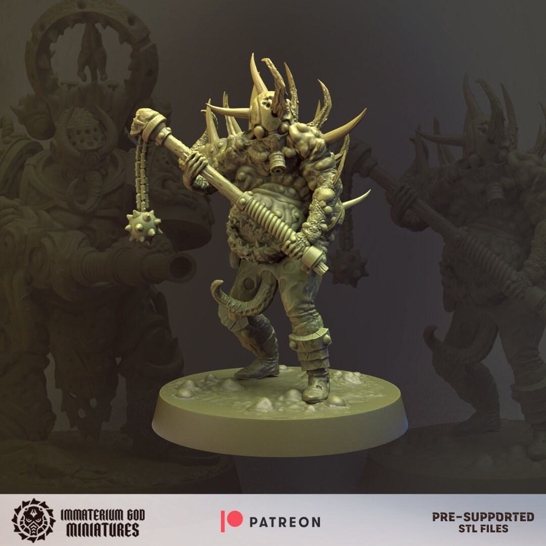 Plaguewalkers- Immaterium God Miniatures