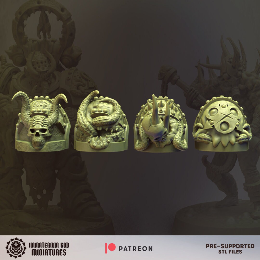 Decay soldiers bits Vol. II & Terrain- Immaterium God Miniatures