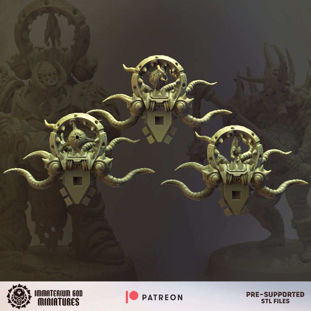 Decay soldiers bits Vol. II & Terrain- Immaterium God Miniatures