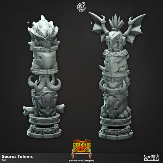 Saurus Totems- Cast N Play