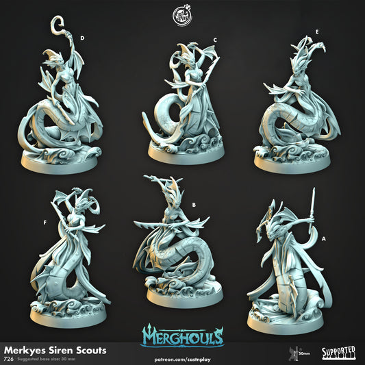 Merkyes Siren Scouts- Cast N Play