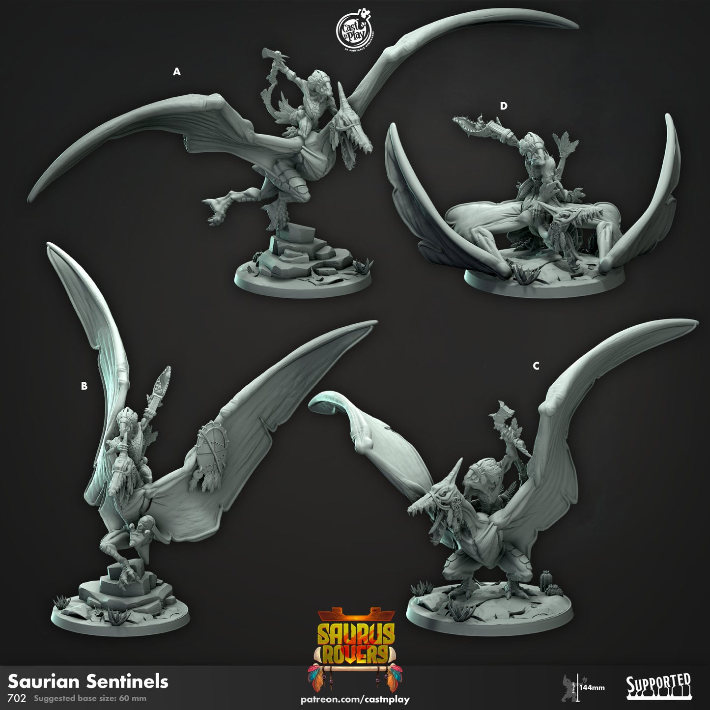 Saurian Sentinels- Cast N Play