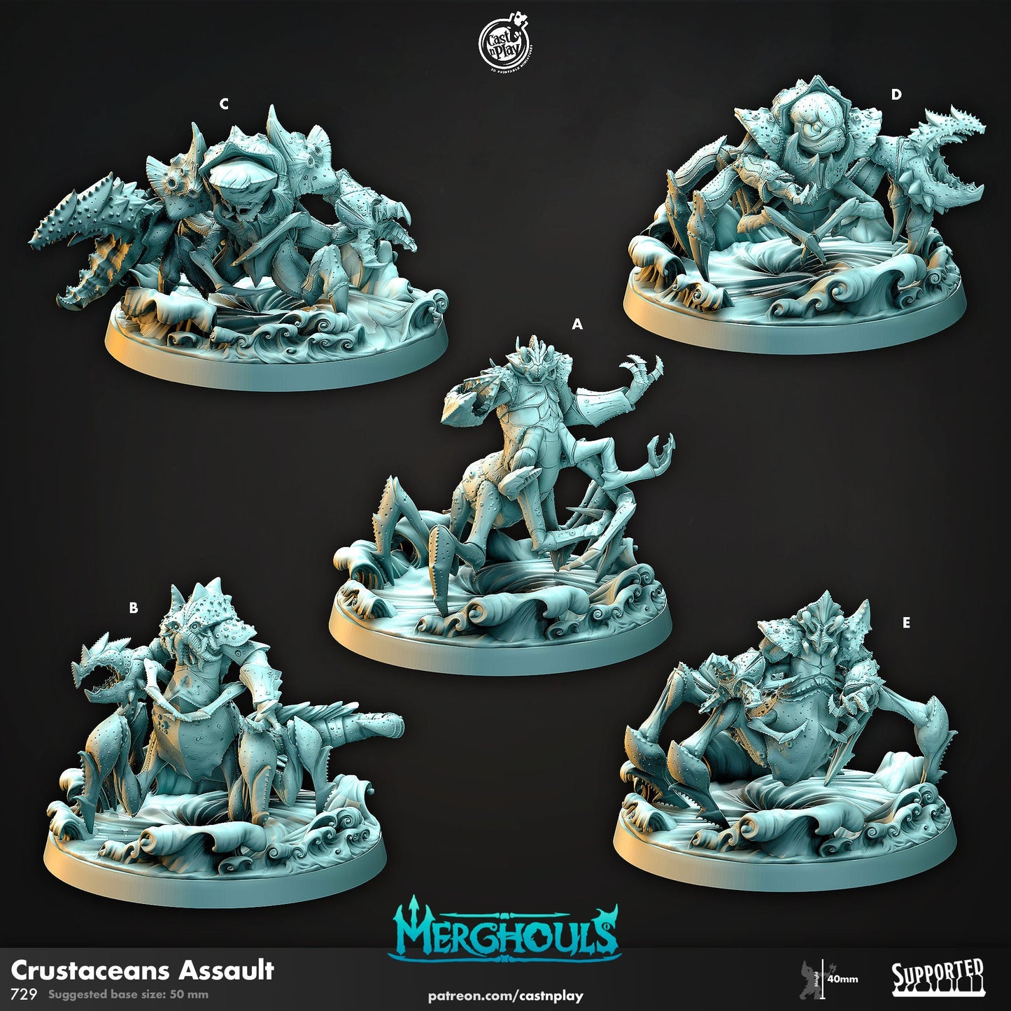 Crustaceans Assault- Cast N Play