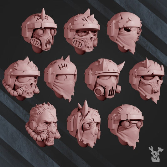 Blood Renegades Head Bits Set x10 - DakkaDakka Store
