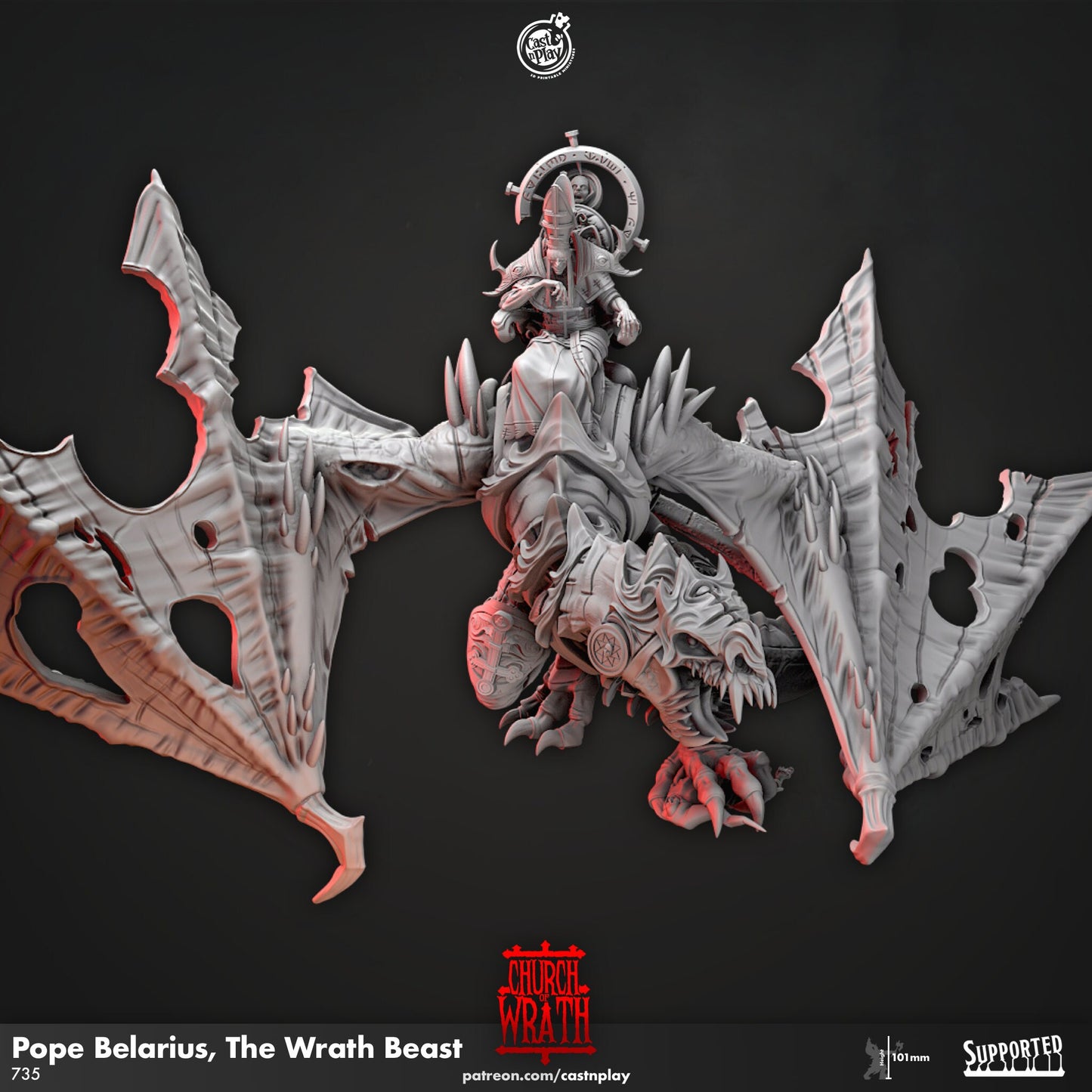 Pope Belarius, The Wrath Beast- Cast N Play